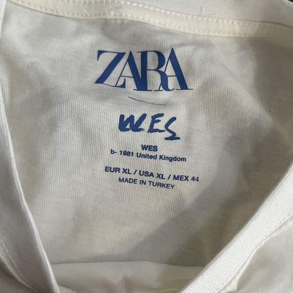 Zara x Wes Robinson Men’s Painting Print Short Sleeve T Shirt - Size M, XL - Picture 5 of 7